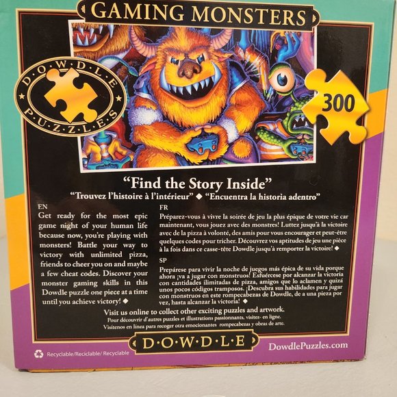 Dowdle - Gaming Monsters - 300 Pieces - Picture 5 of 5